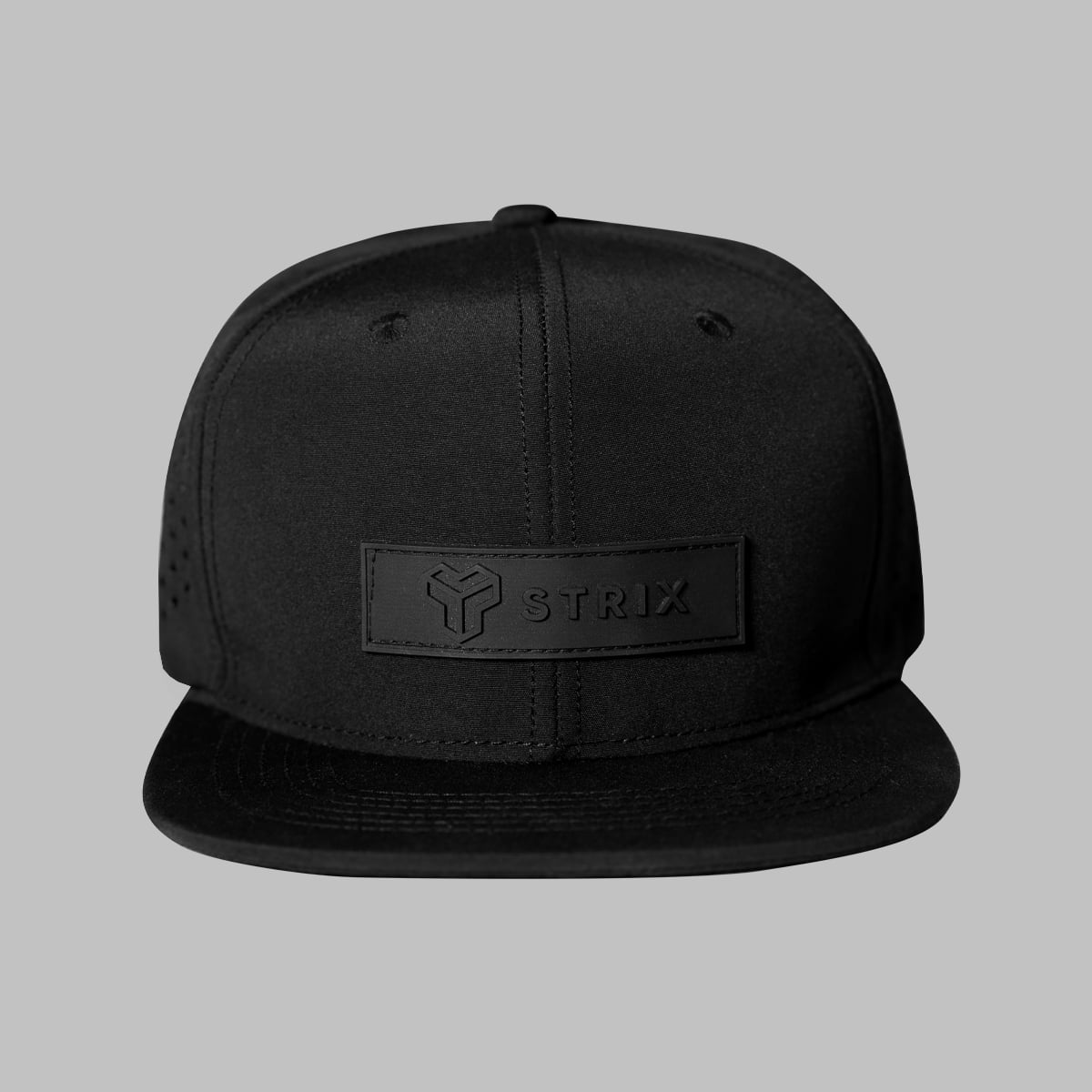 Mesh Snapback Cap Black - STRIX