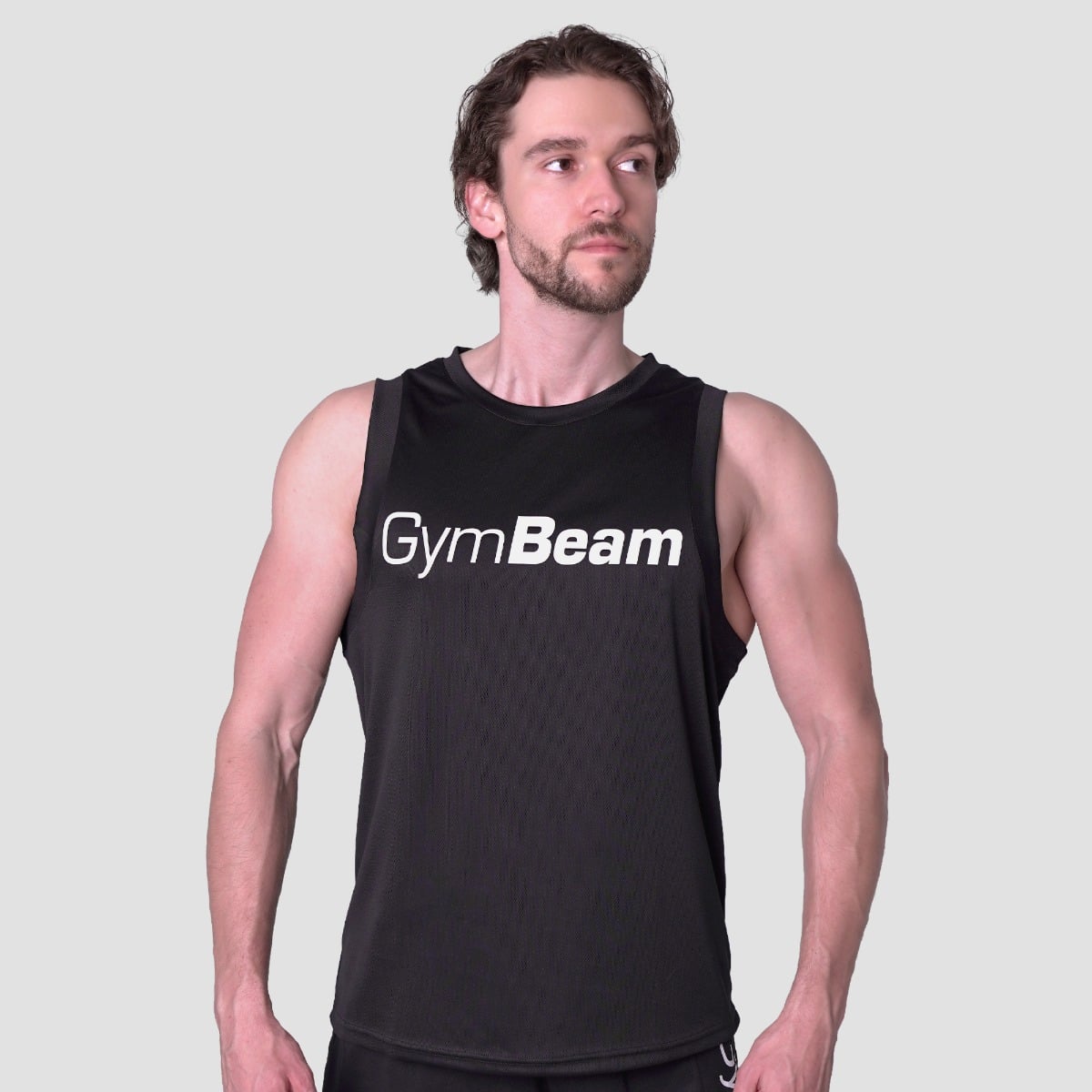 Mesh Tank Top Essence Black - GymBeam