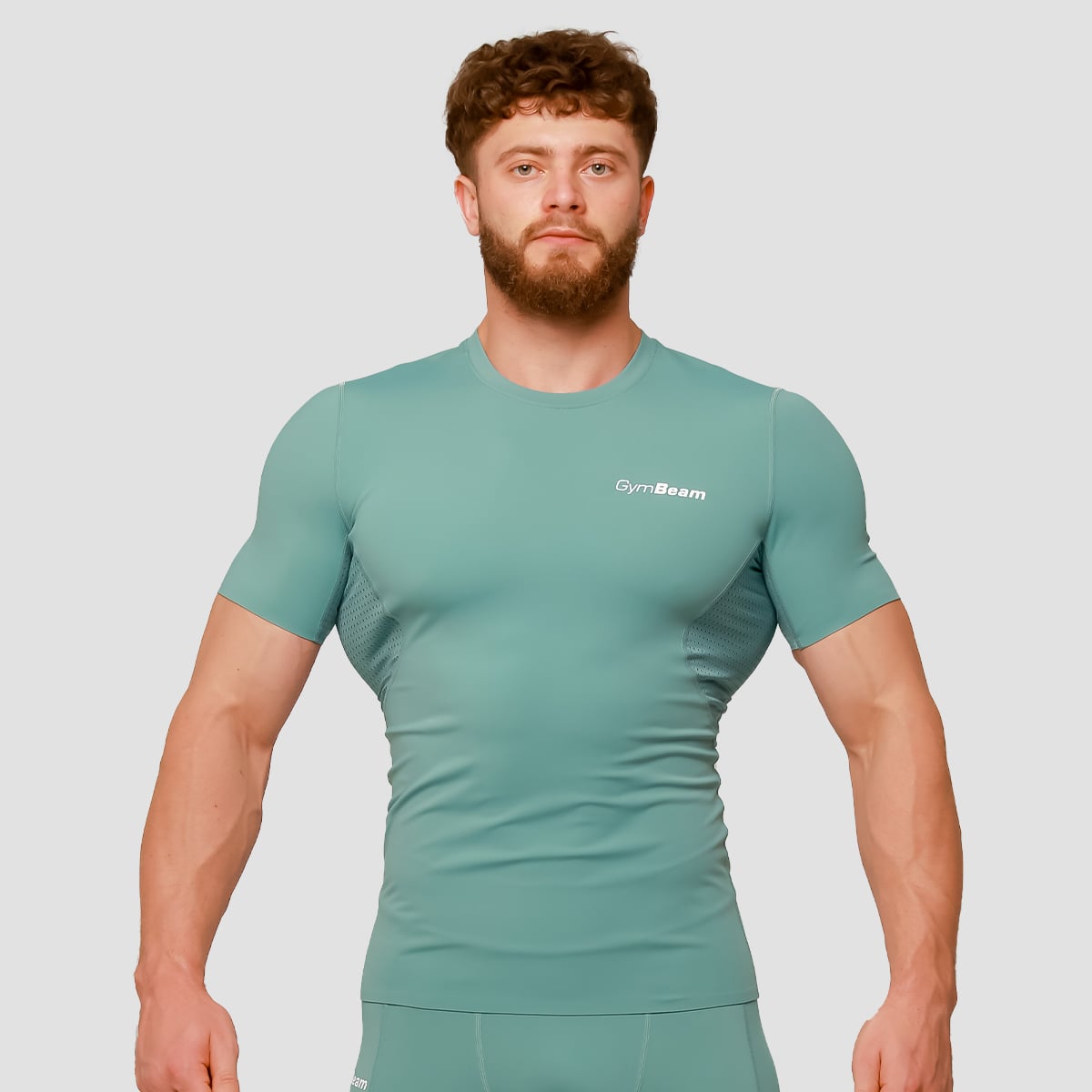 Mid Compression T-Shirt Blue - GymBeam