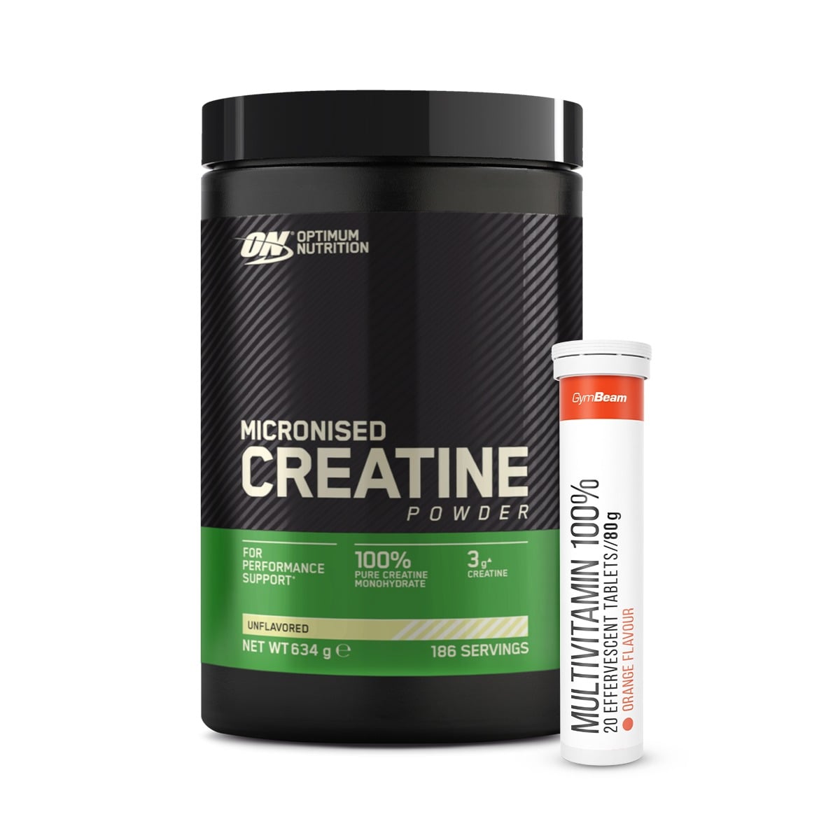 Micronised Creatine - Optimum Nutrition + gift