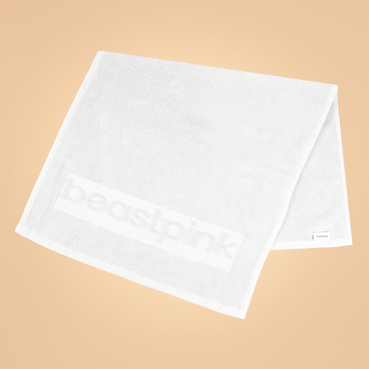 Mini Gym Towel White - BeastPink