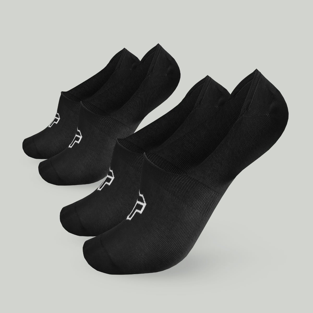 No-Show Socks 2Pack Black - STRIX