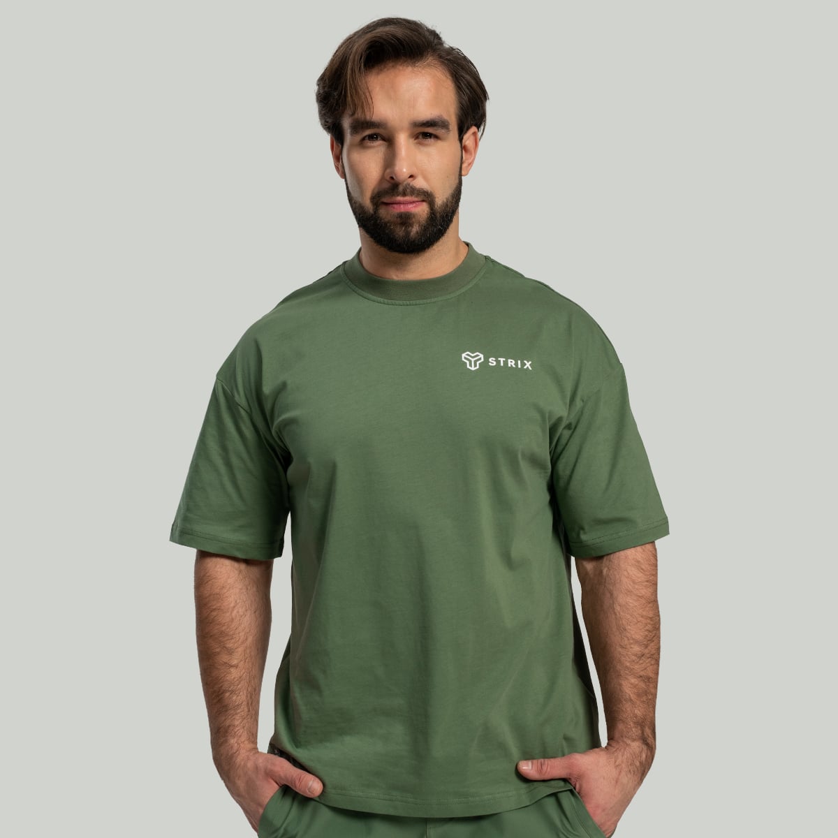 Oversized Tee Cedar Green - STRIX