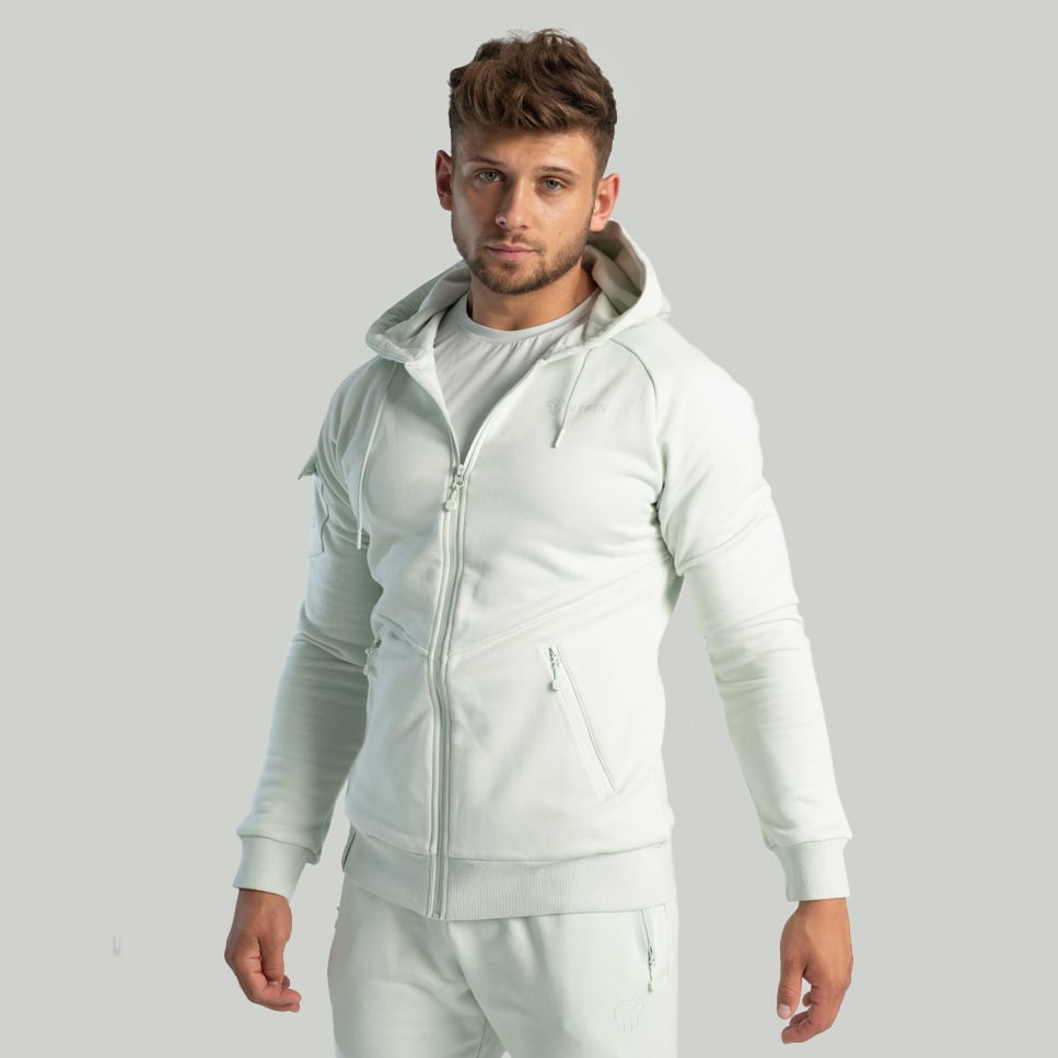 Nova Zip Up Hoodie Moon Grey - STRIX
