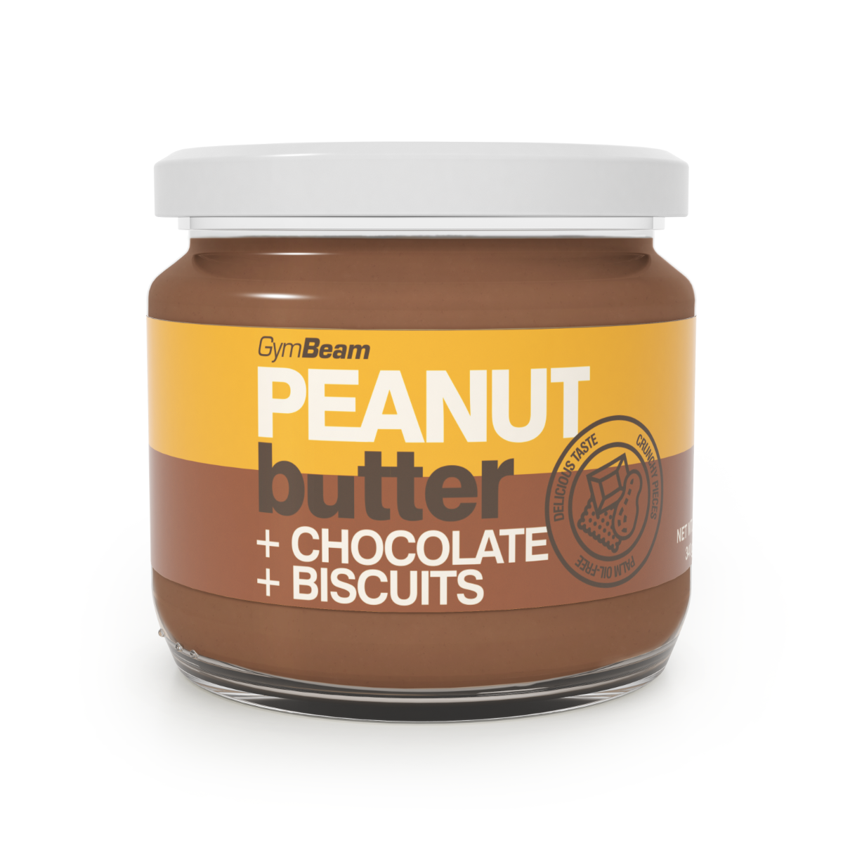 Peanut Butter with Chocolate and Biscuits - GymBeam