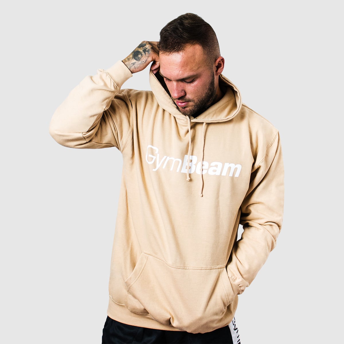 PRO Hoodie Sand - GymBeam