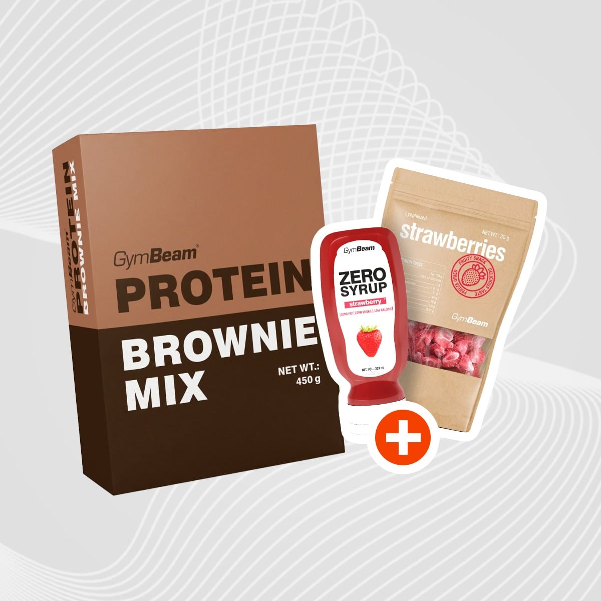Protein Brownie Mix - GymBeam + gifts