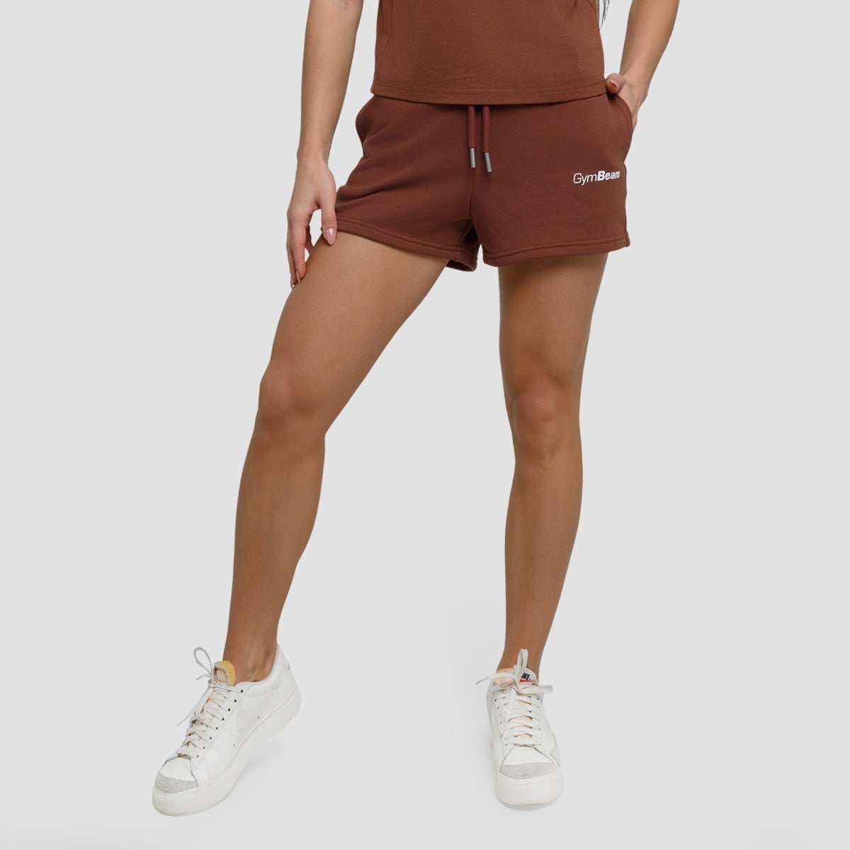 Women‘s Agile Sweatshorts Root - GymBeam