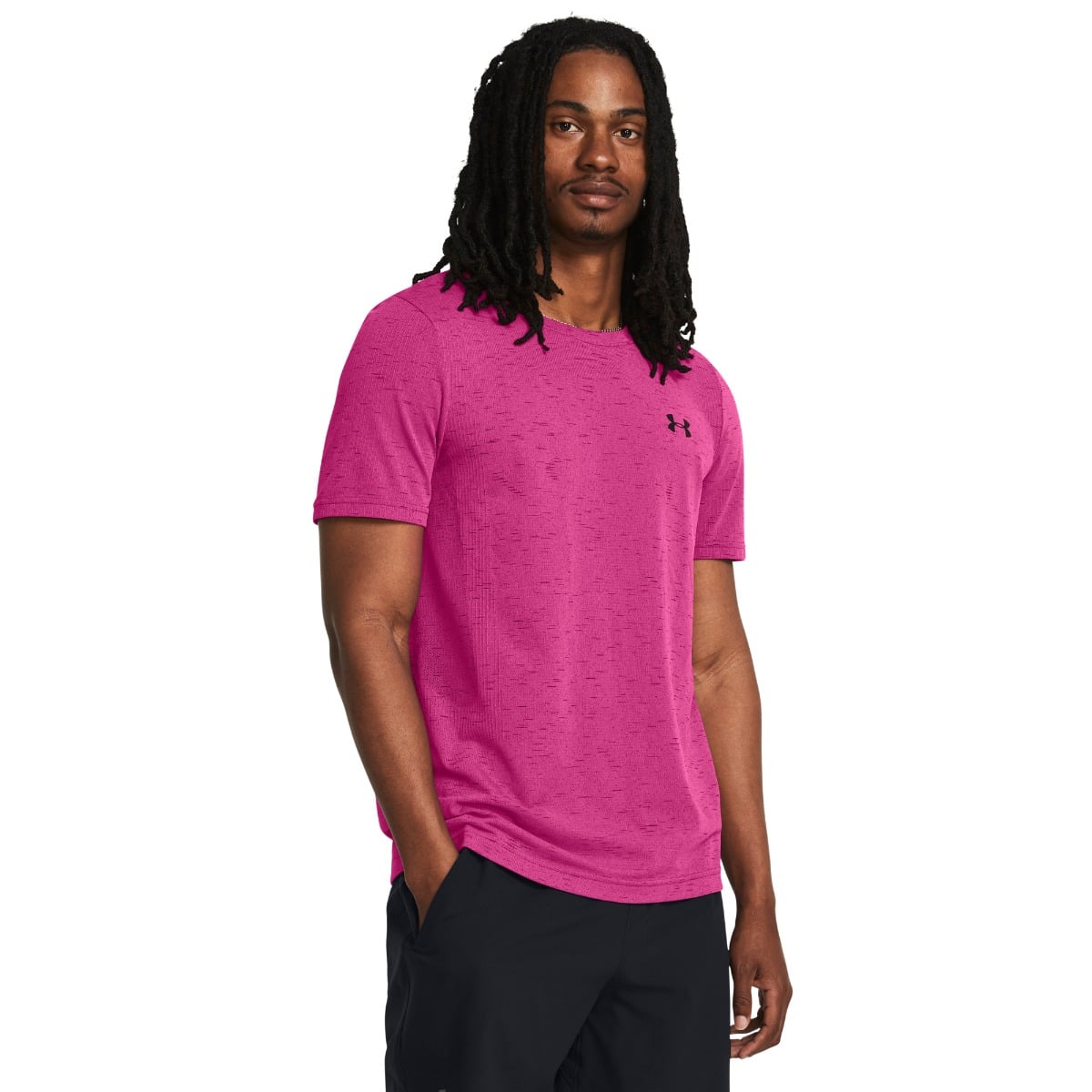 Vanish Seamless SS T-Shirt Pink - Under Armour