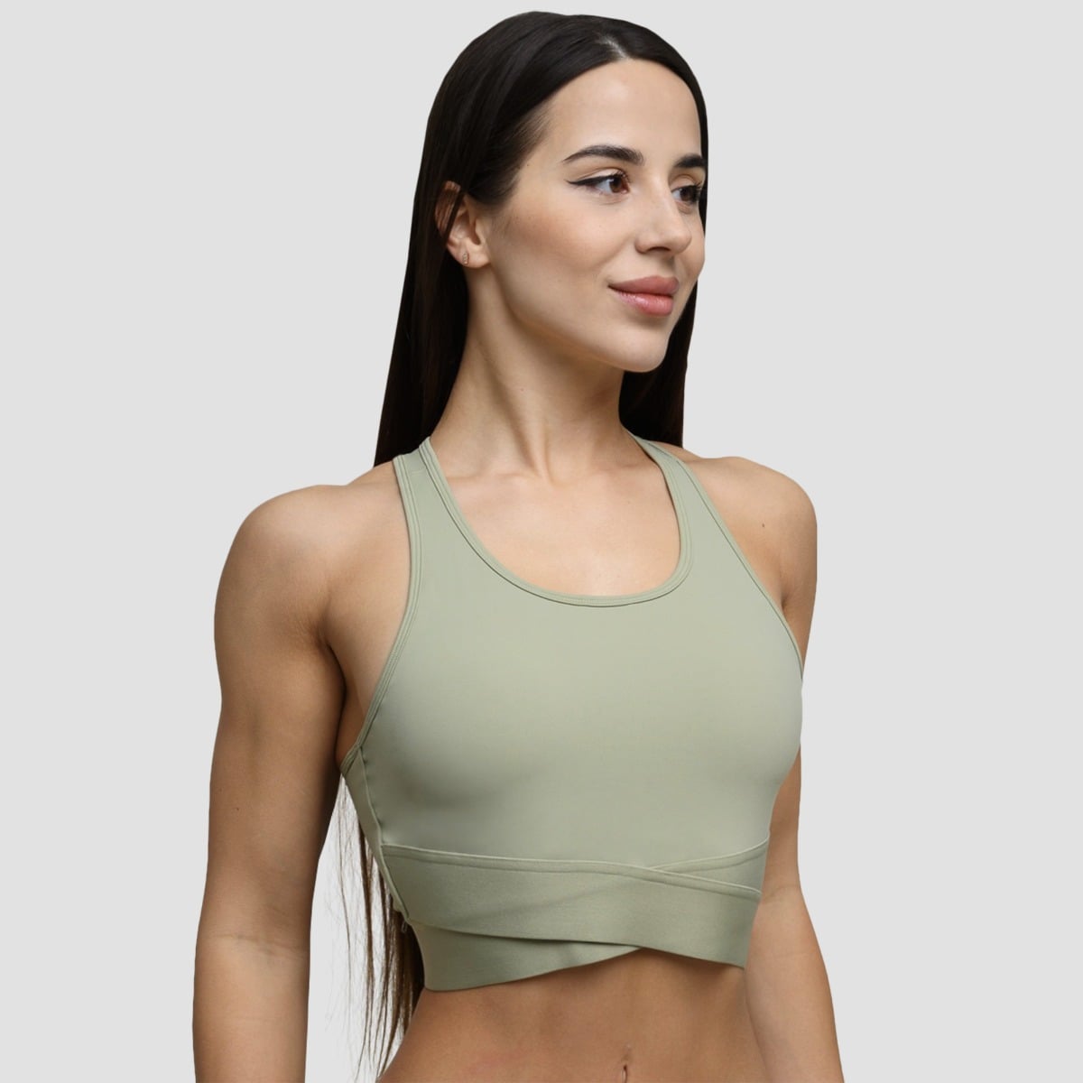 Agile Sports Bra Sage - GymBeam