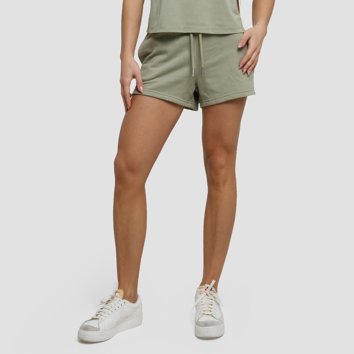 Women‘s Agile Sweatshorts Sage - GymBeam