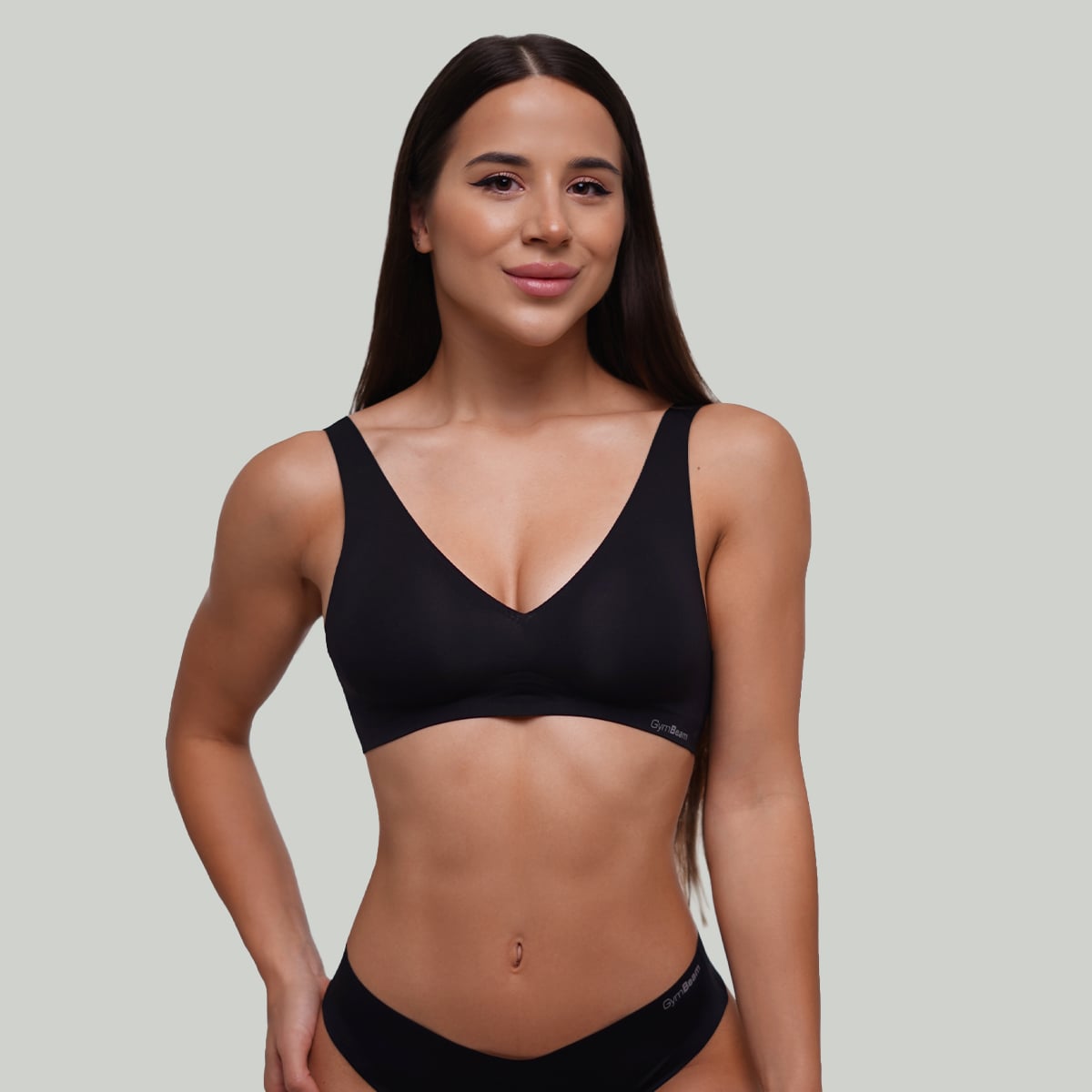 Seamless Bra Black - GymBeam