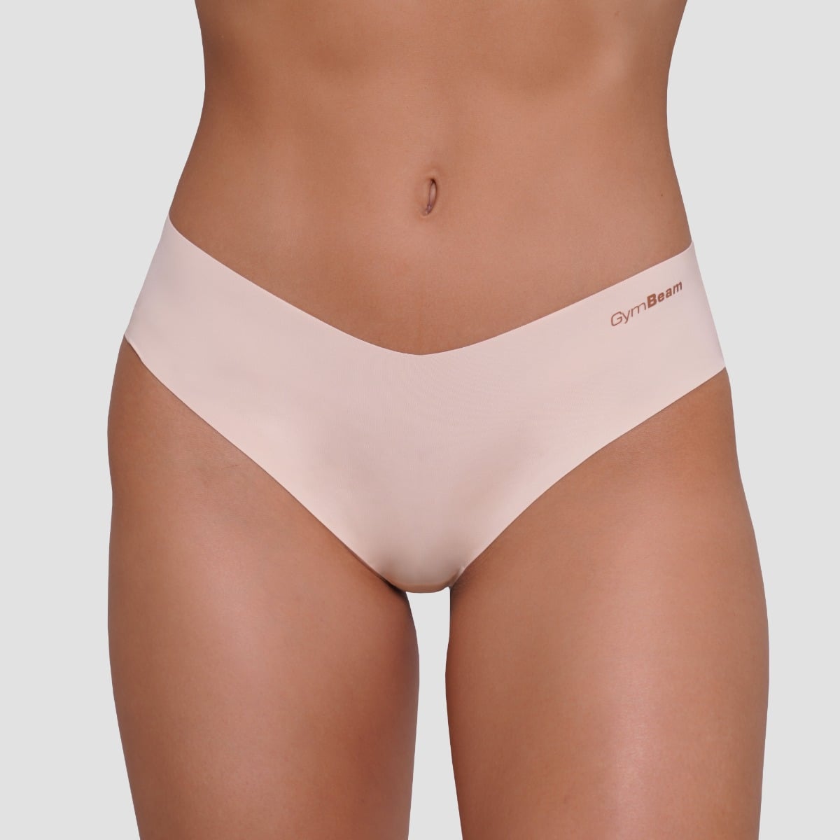 Classic Seamless Panties 3Pack Beige - GymBeam
