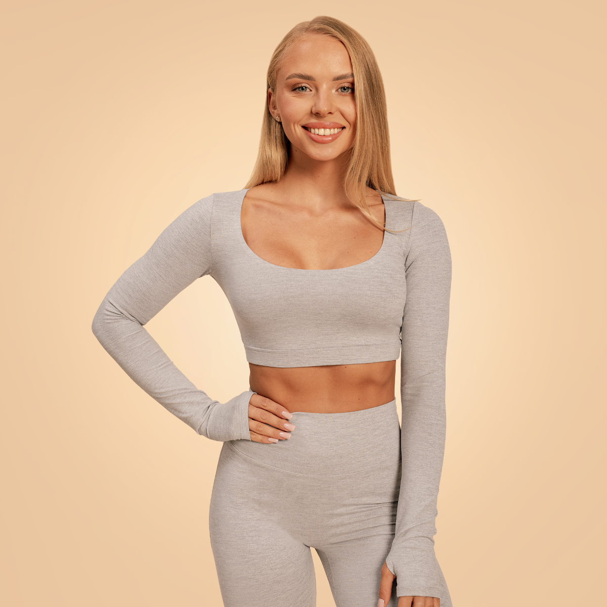 Women‘s Sense Sports Top Grey - BeastPink