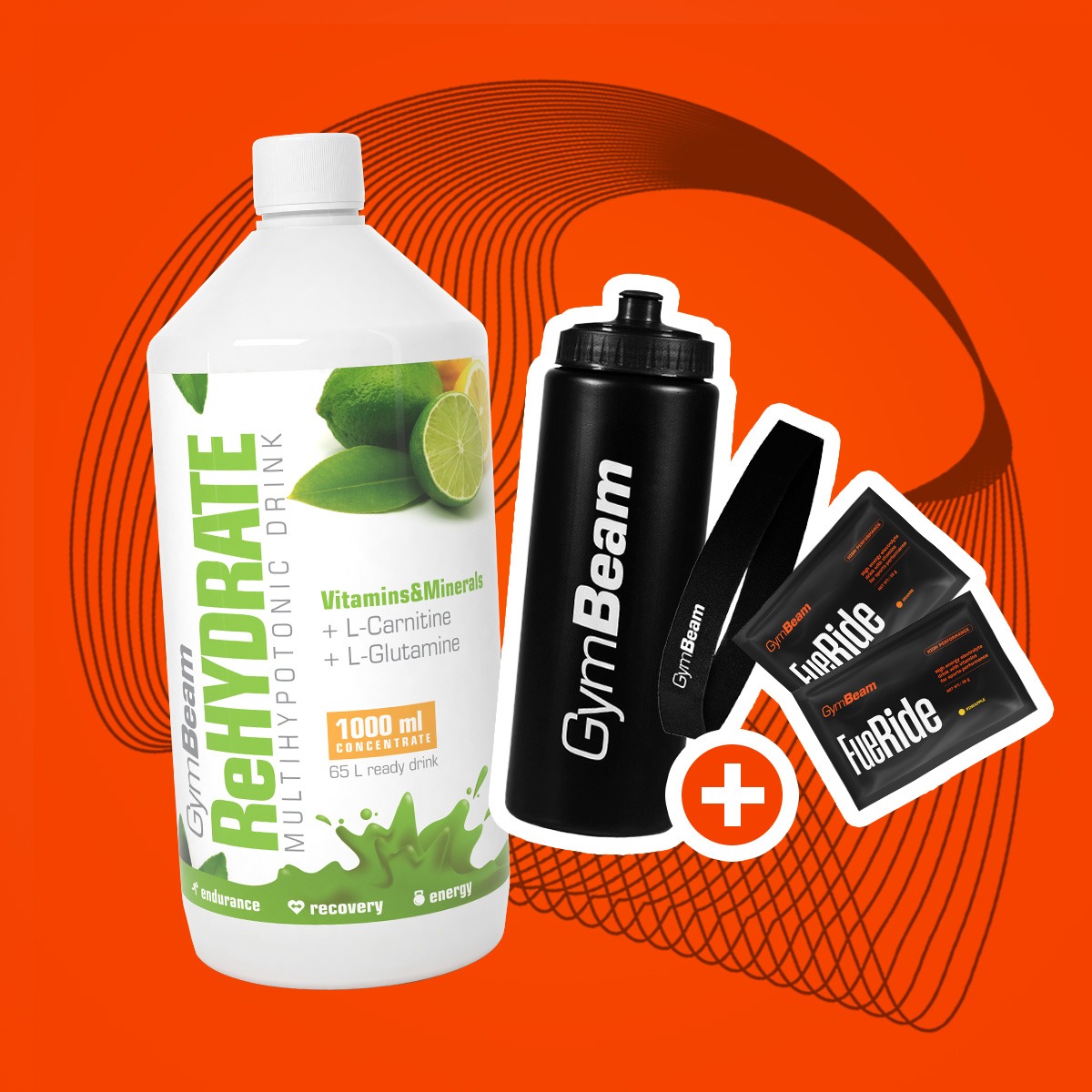 Ionic drink ReHydrate - GymBeam + gifts