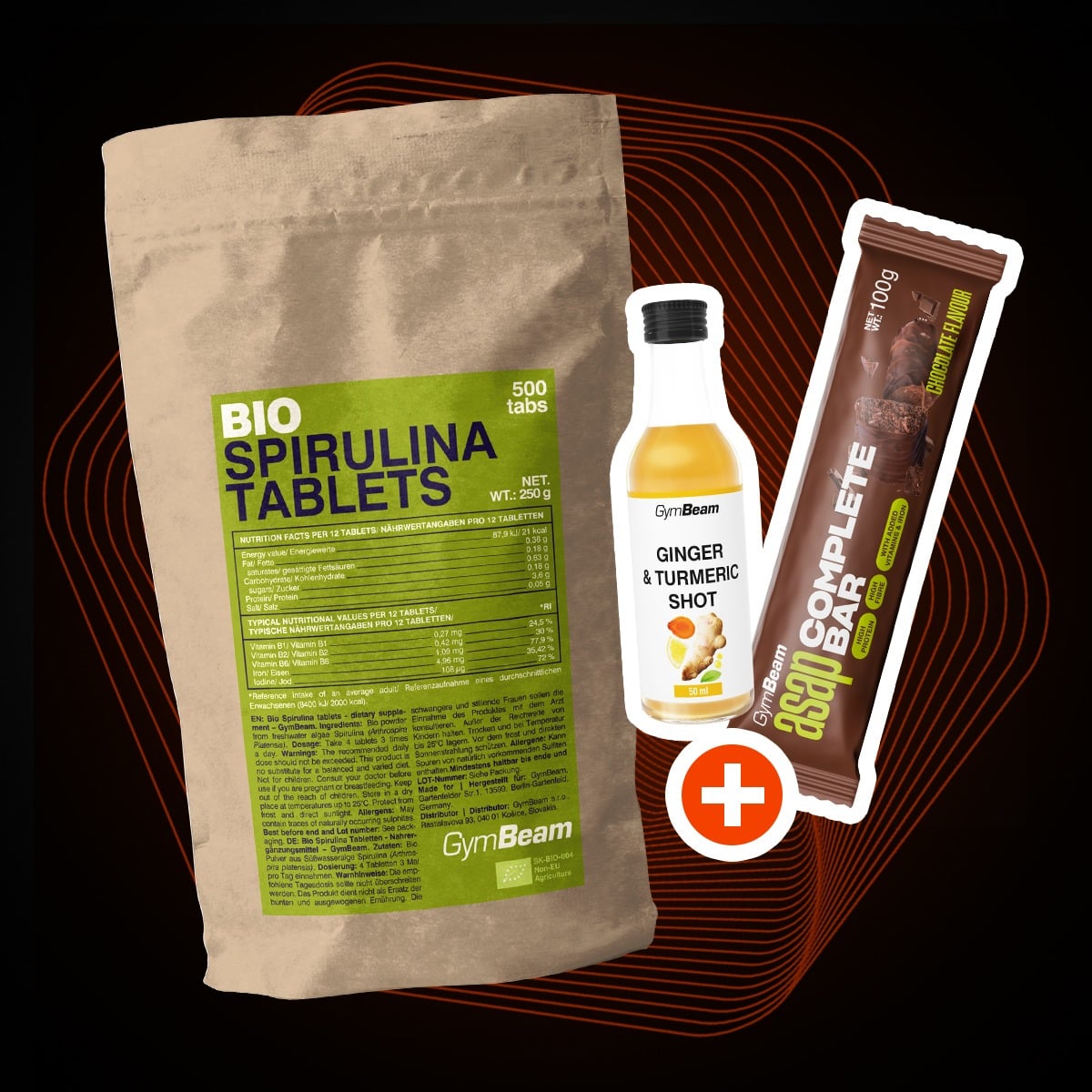 BIO Spirulina - GymBeam + gifts