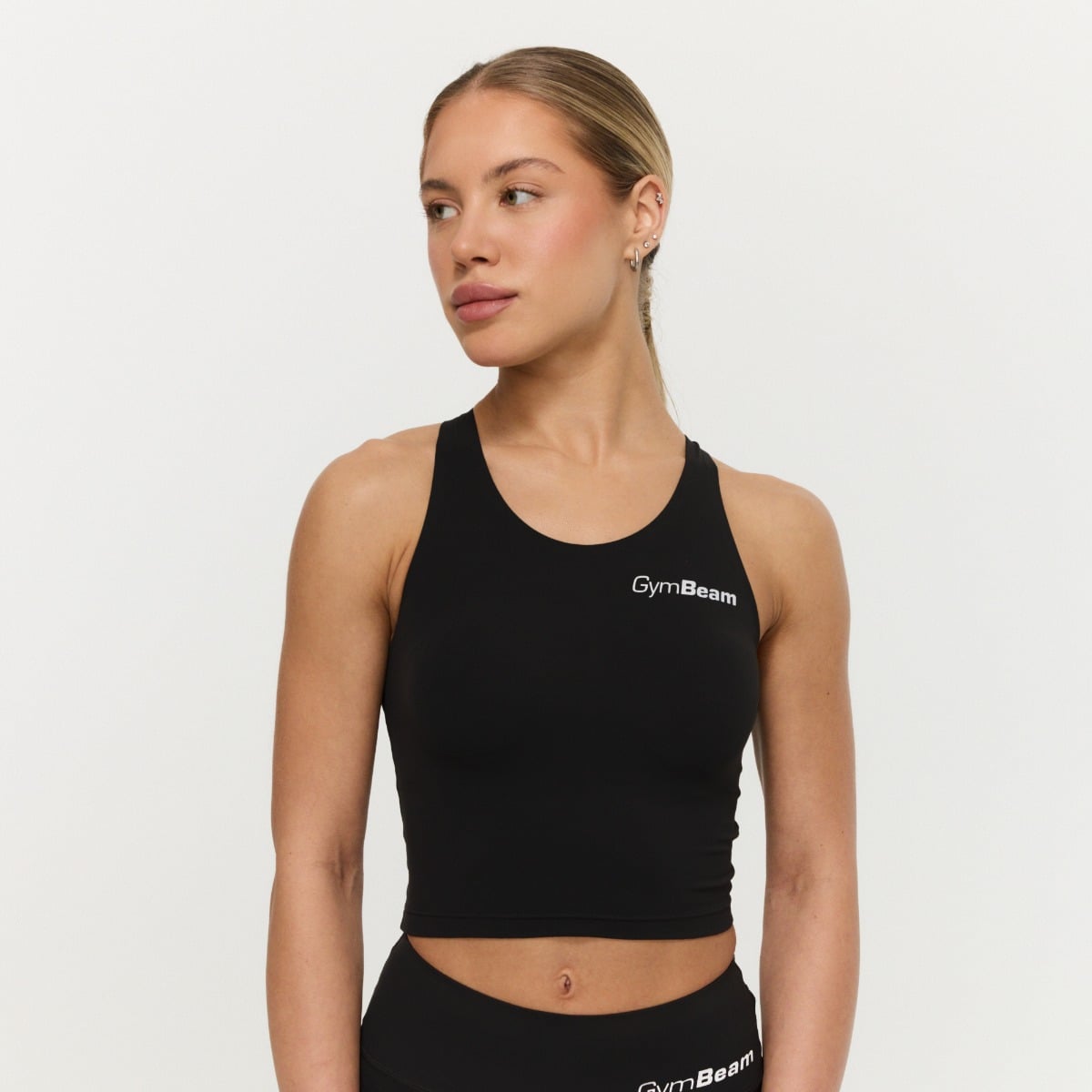 Women‘s BEAT Sports Top Black - GymBeam