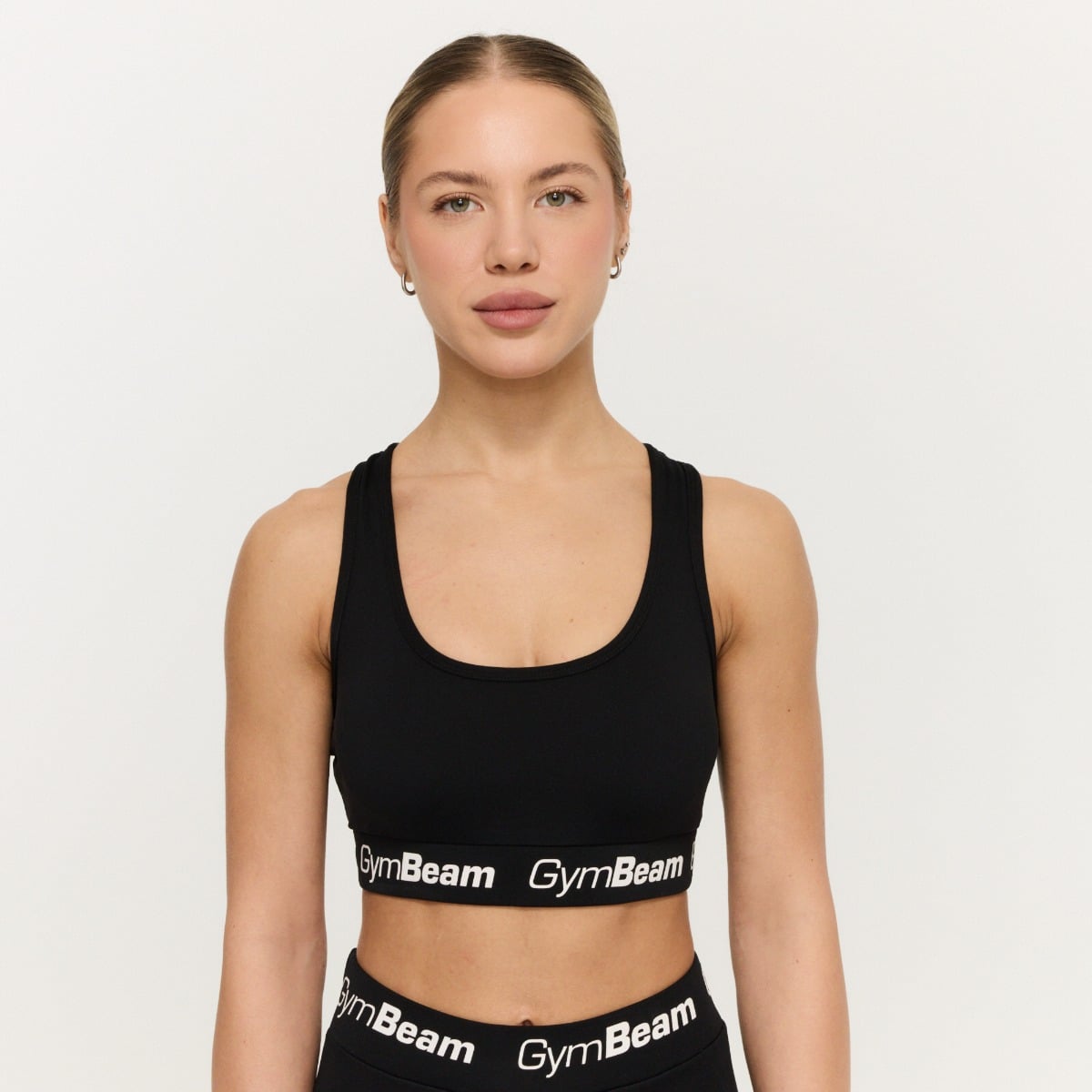 Simple Sports Bra Black - GymBeam