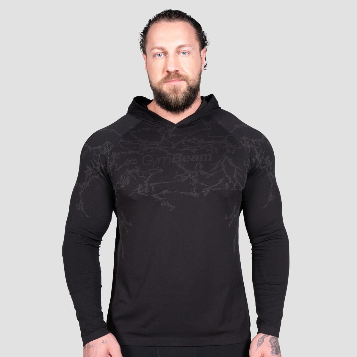 Static Long Sleeve T-shirt Black - GymBeam