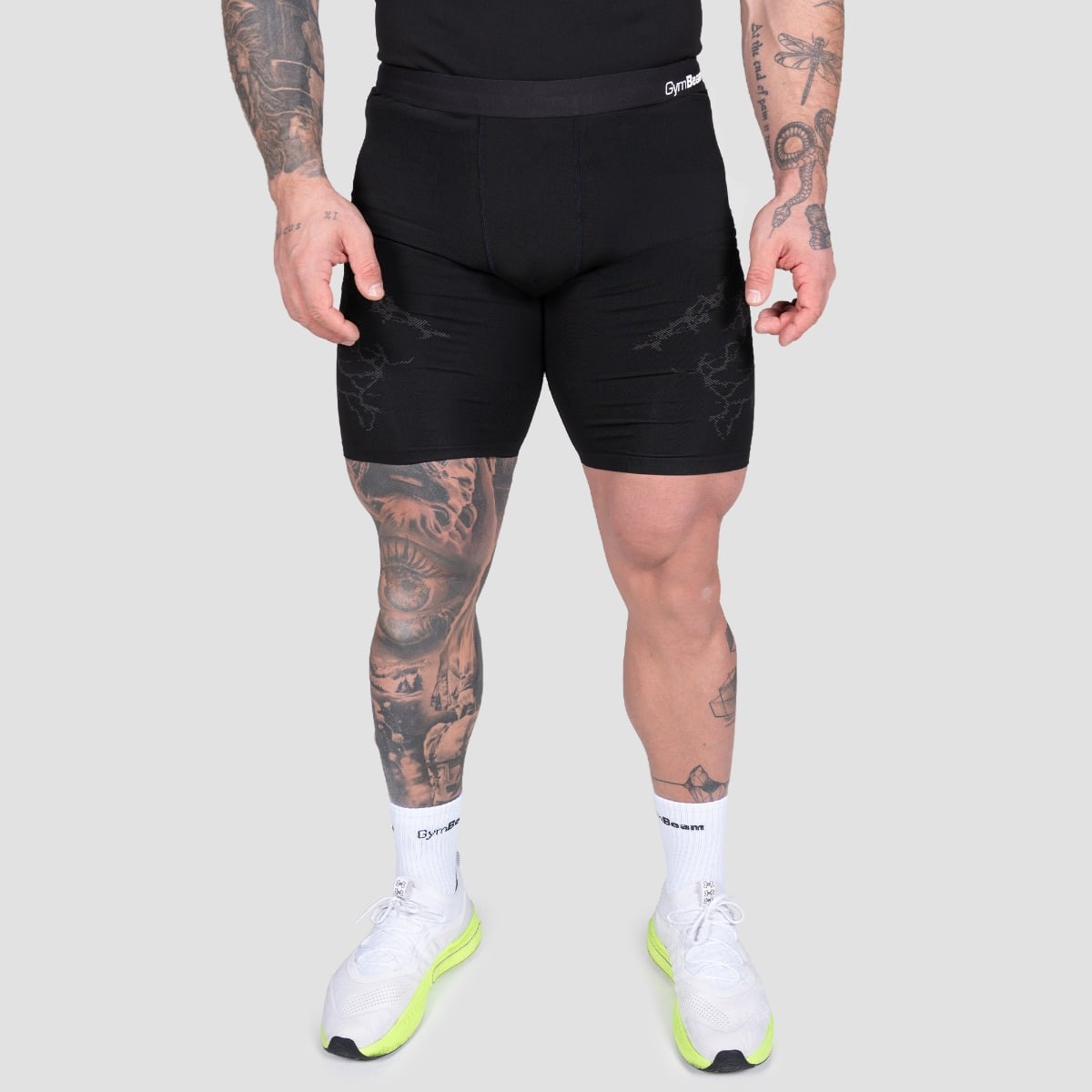 Static Seamless Shorts Black - GymBeam