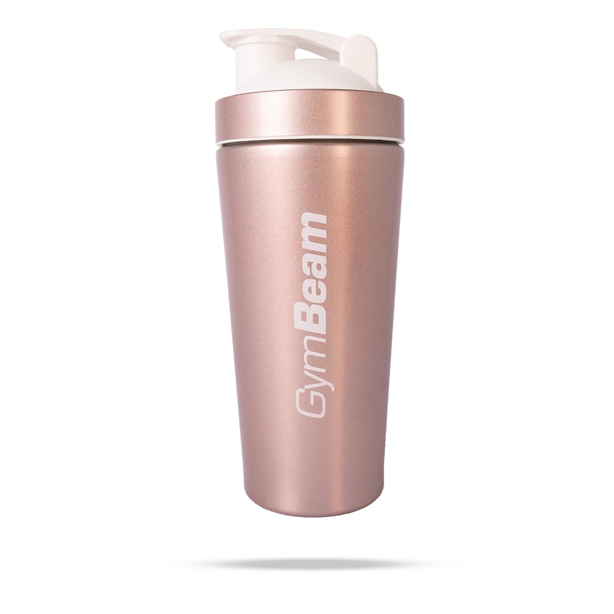 Steel Shaker Rose Gold 750 ml - GymBeam