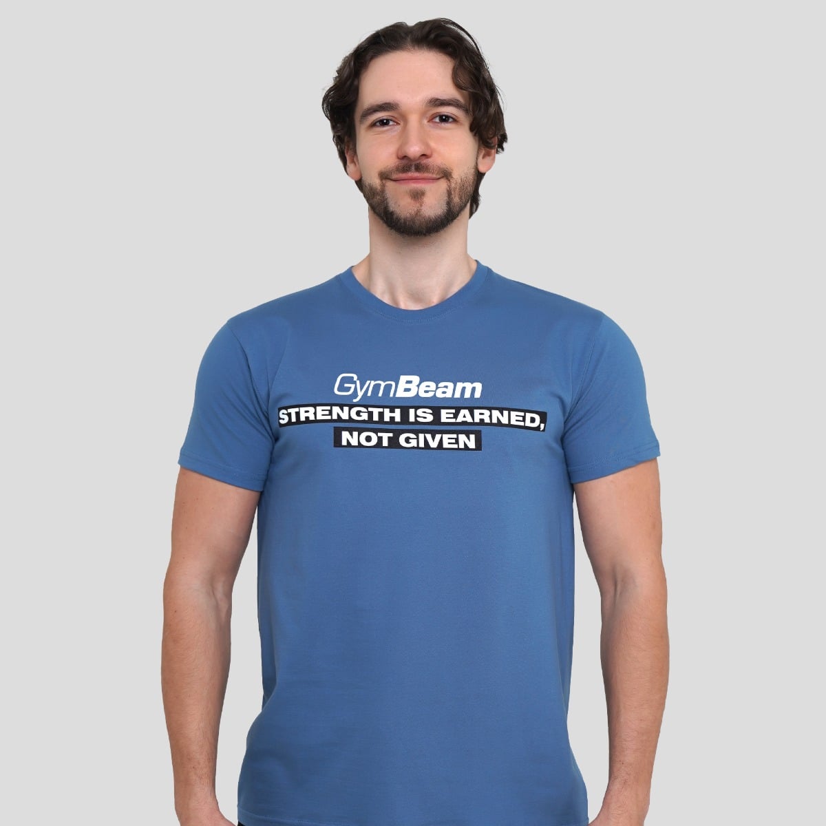 Strength T-shirt Storm Blue - GymBeam