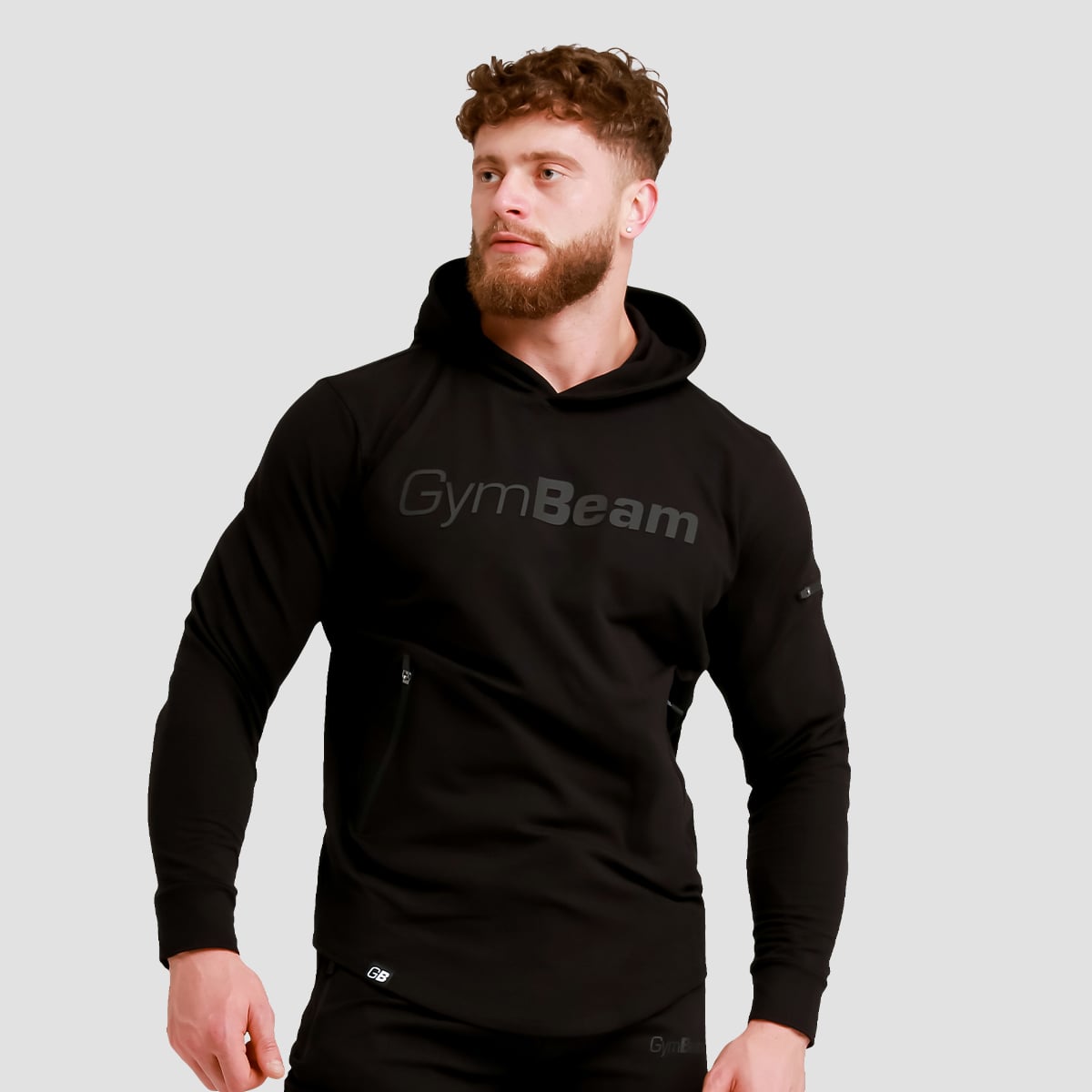 Urban Hoodie Black - GymBeam