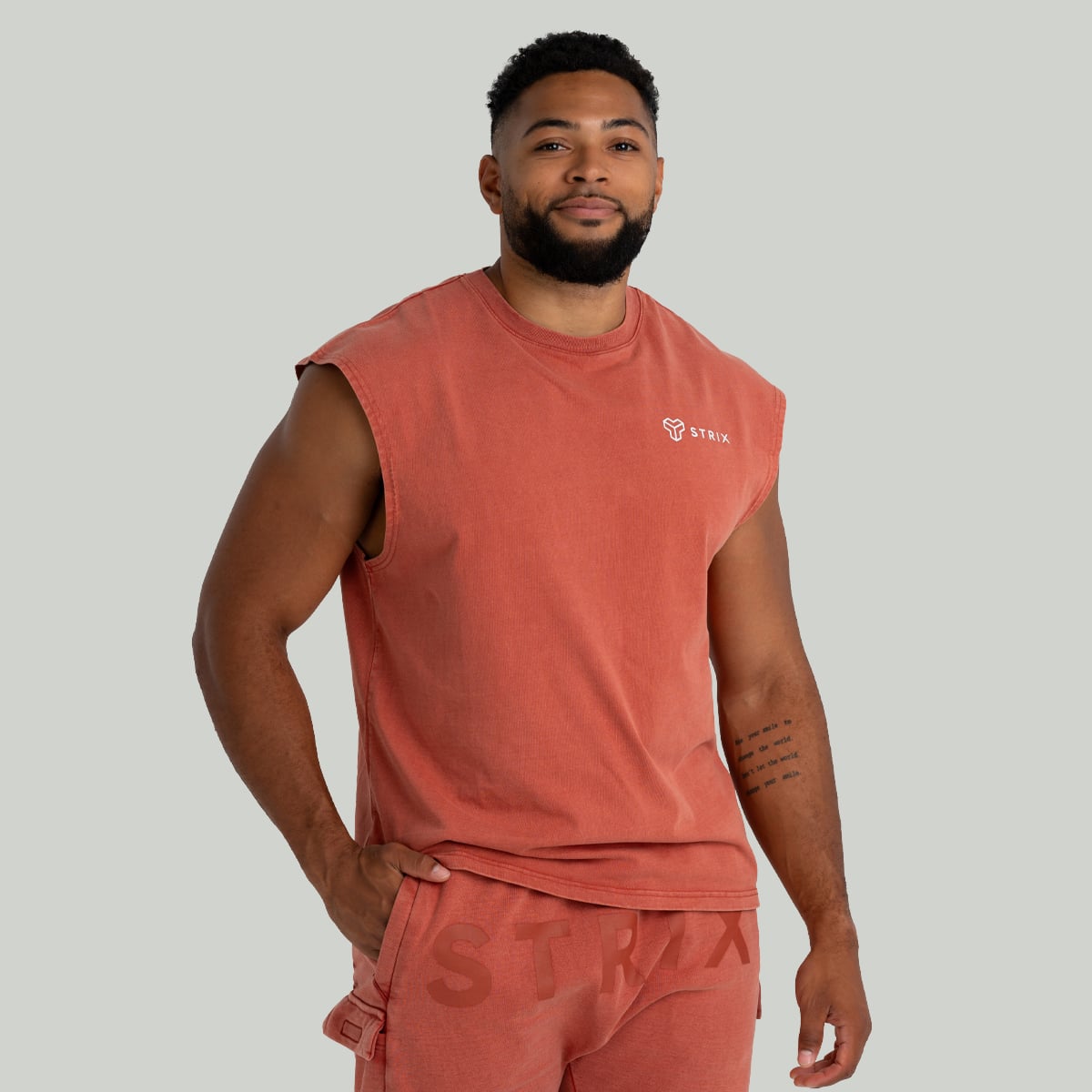 Washed Tank Top Terra - STRIX
