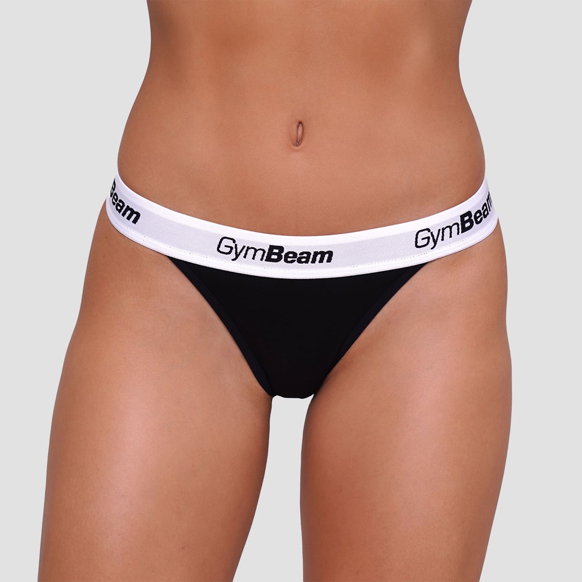 Thongs 3Pack Black - GymBeam