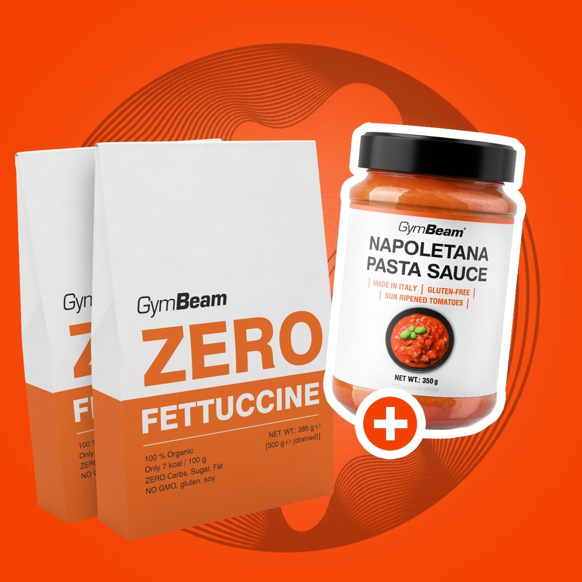 BIO Zero Fettuccine 385 g – GymBeam + gift