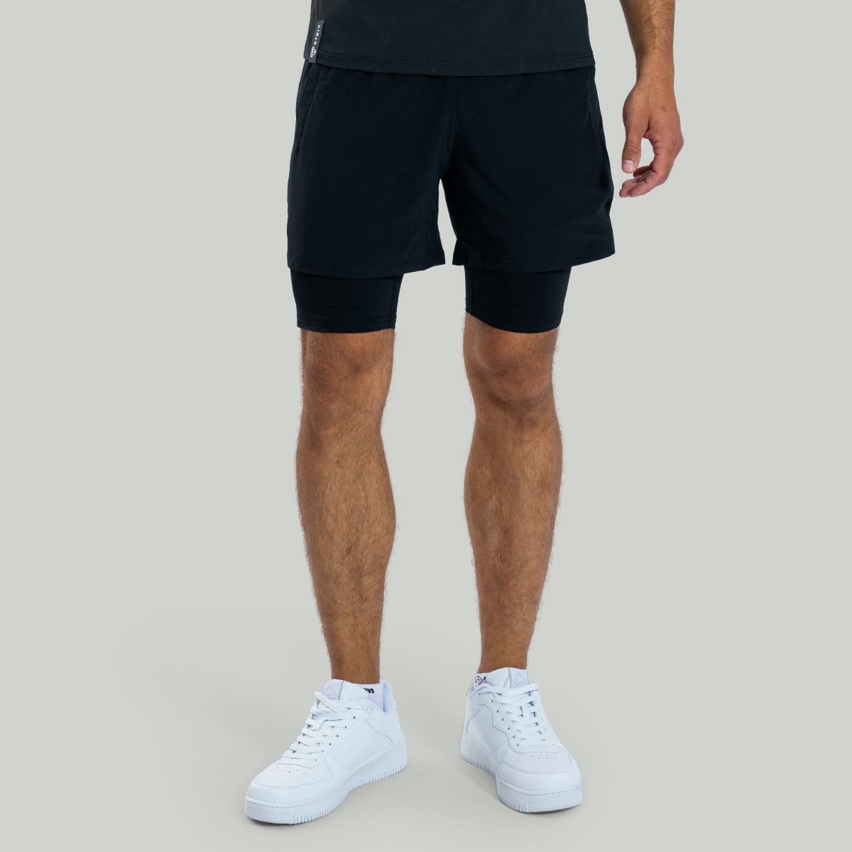 ULTRA 2in1 Shorts Black - STRIX