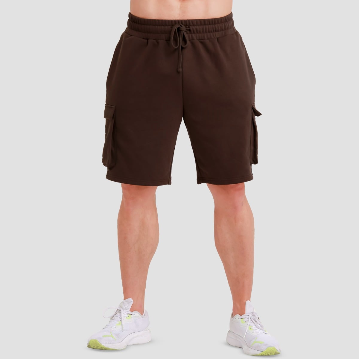 Utility Shorts Brown - GymBeam