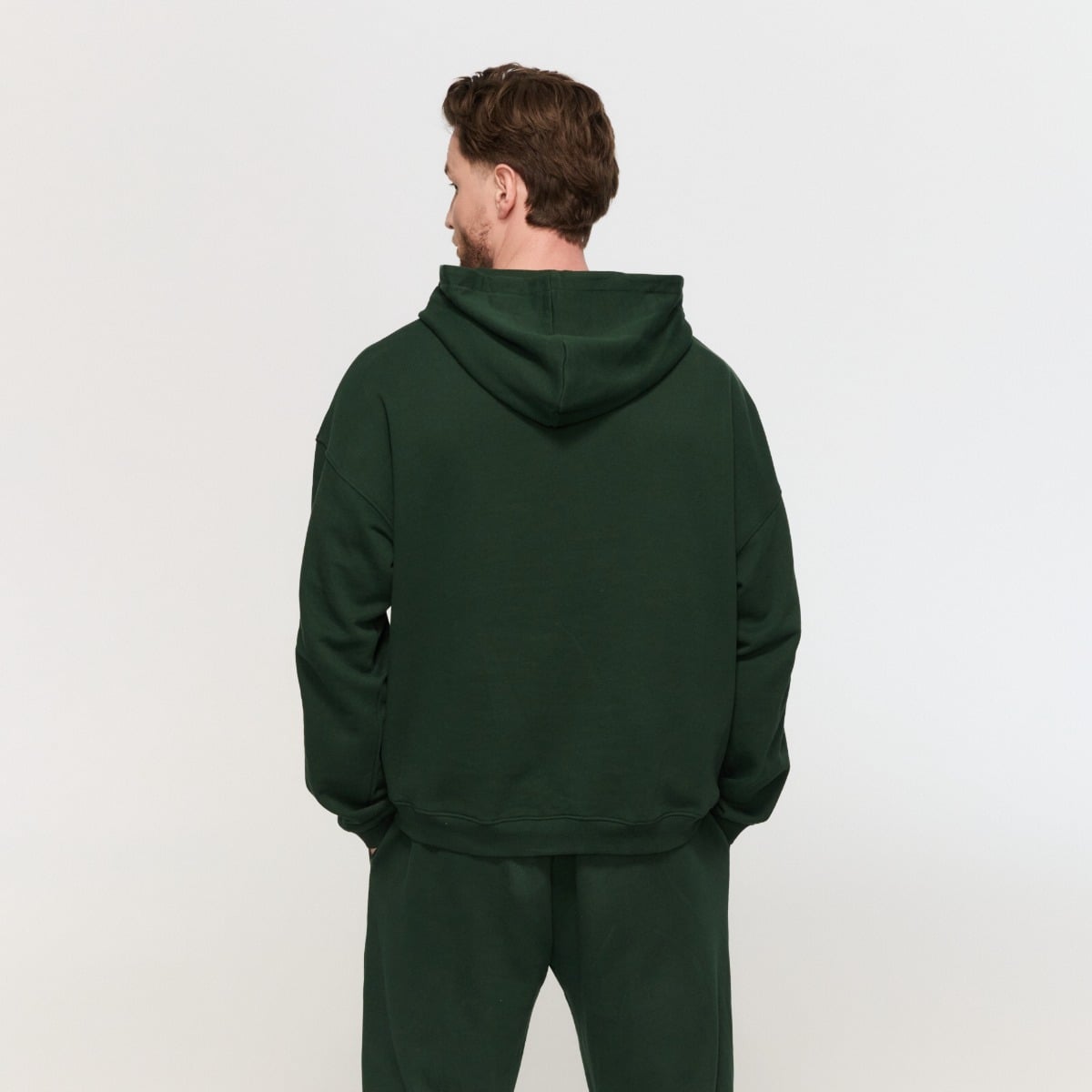 Varsity Hoodie Green - GymBeam