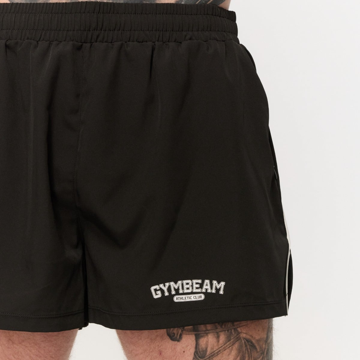 Varsity Shorts Black - GymBeam