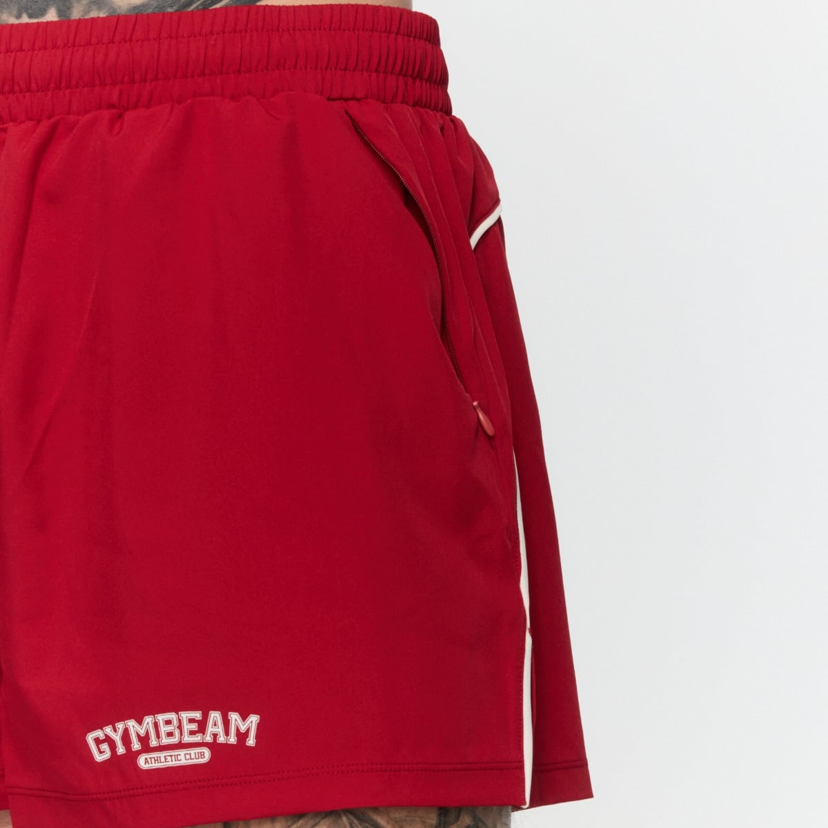 Varsity Shorts Red - GymBeam