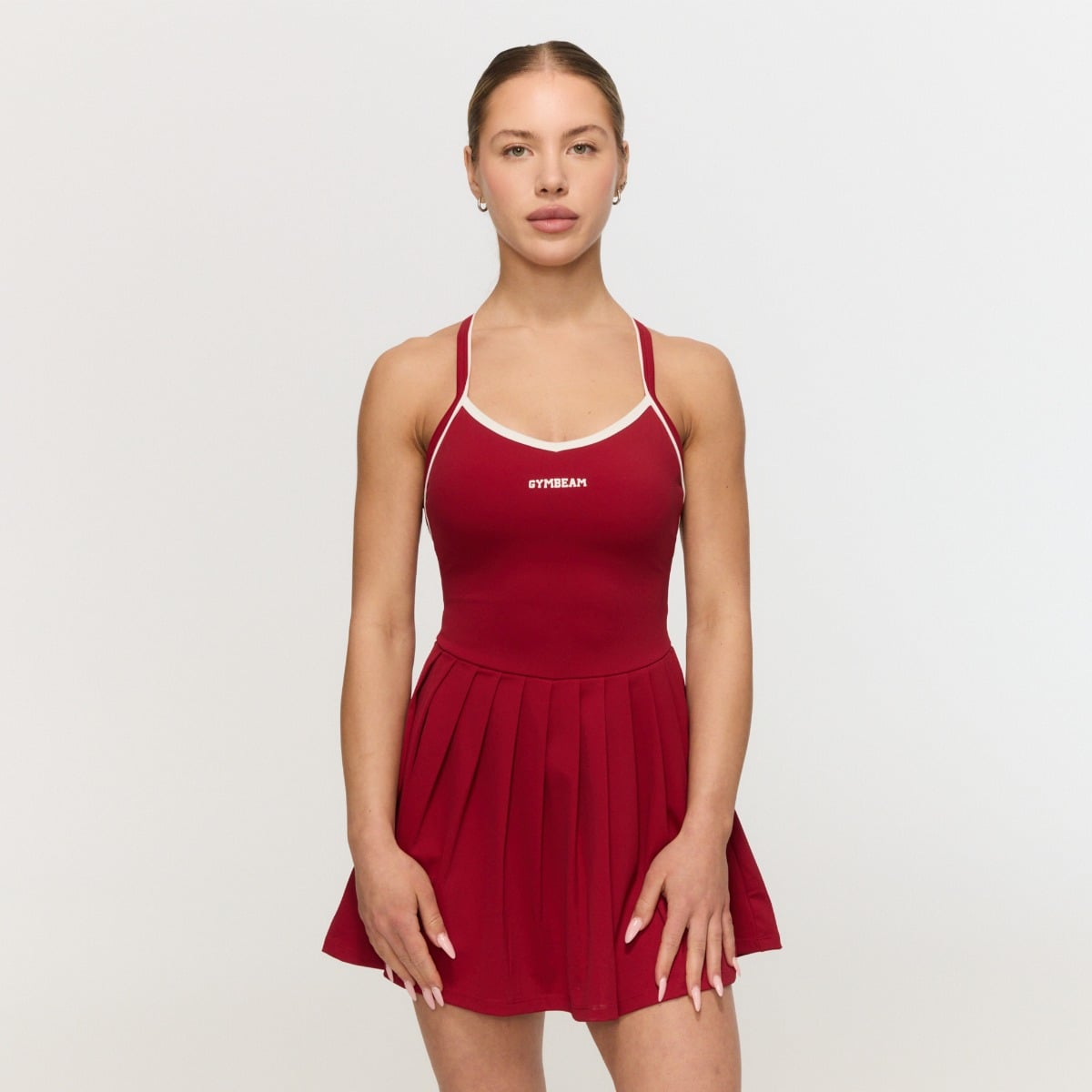 Varsity Sports Dress Red - GymBeam