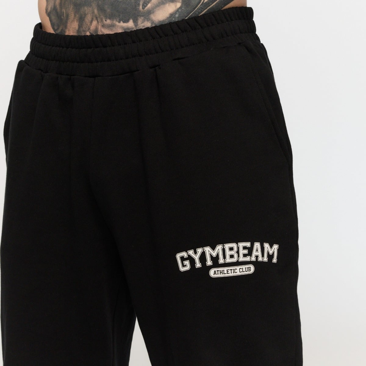 Varsity Sweatpants Black - GymBeam