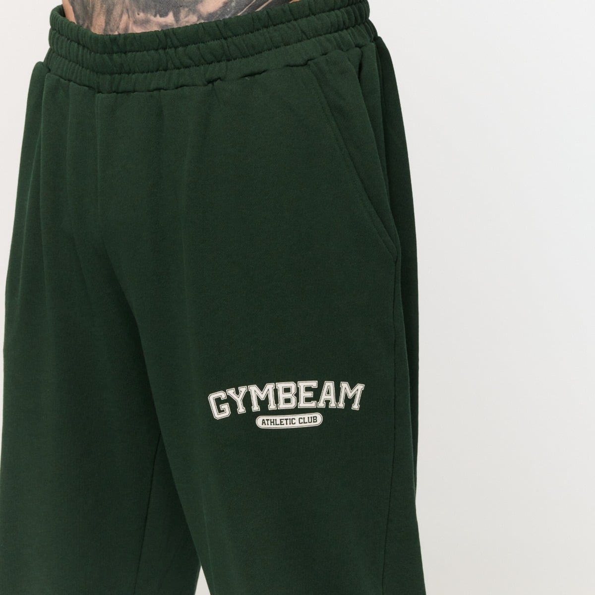 Varsity Sweatpants Green - GymBeam