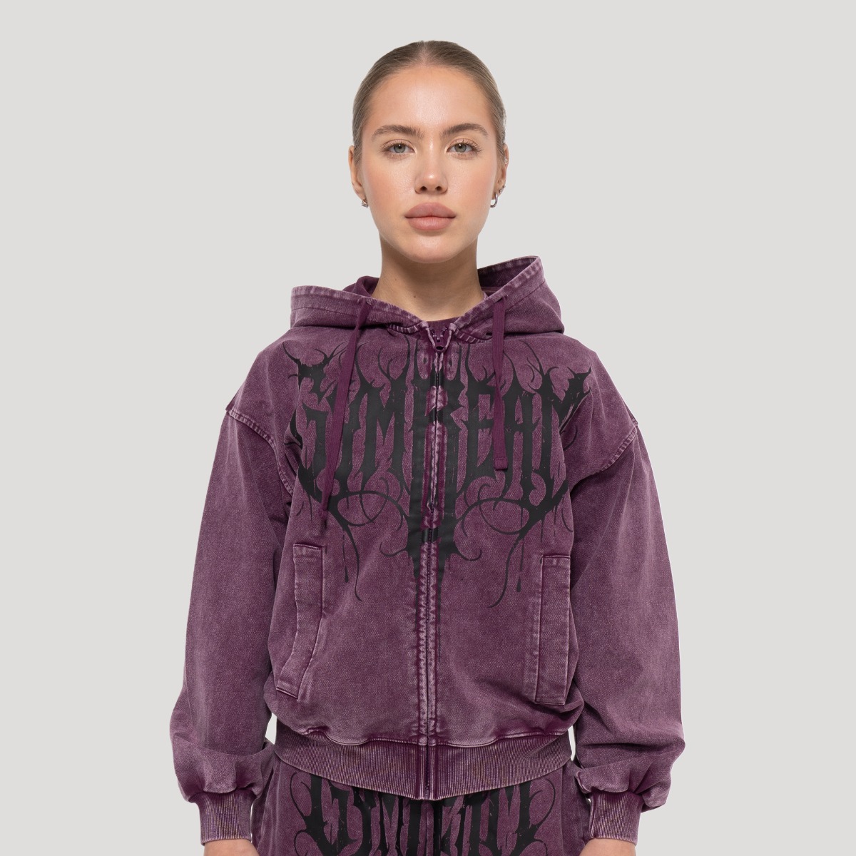 Women‘s Abyss Hoodie Raisin - GymBeam