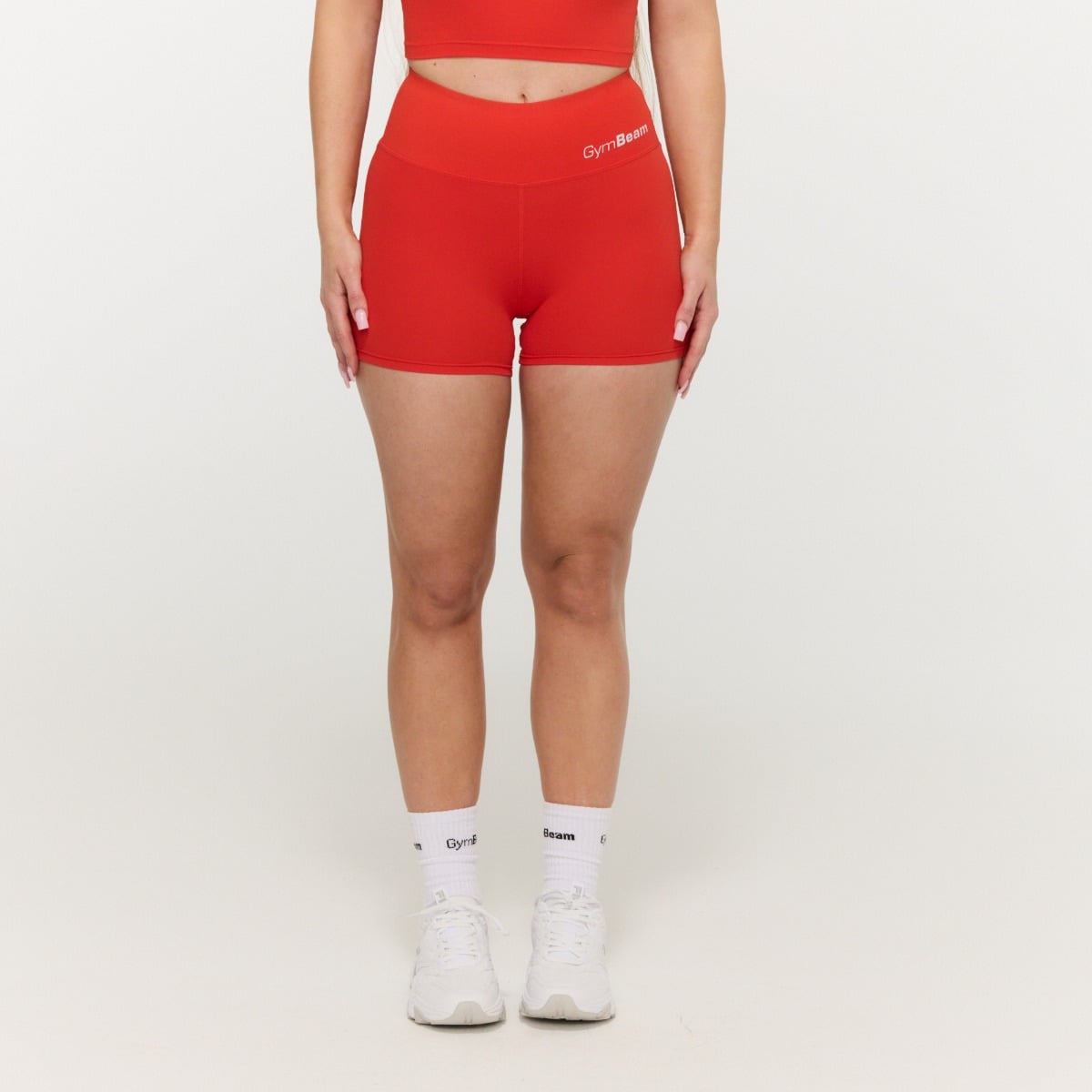 Women‘s BEAT Shorts Tangerine - GymBeam