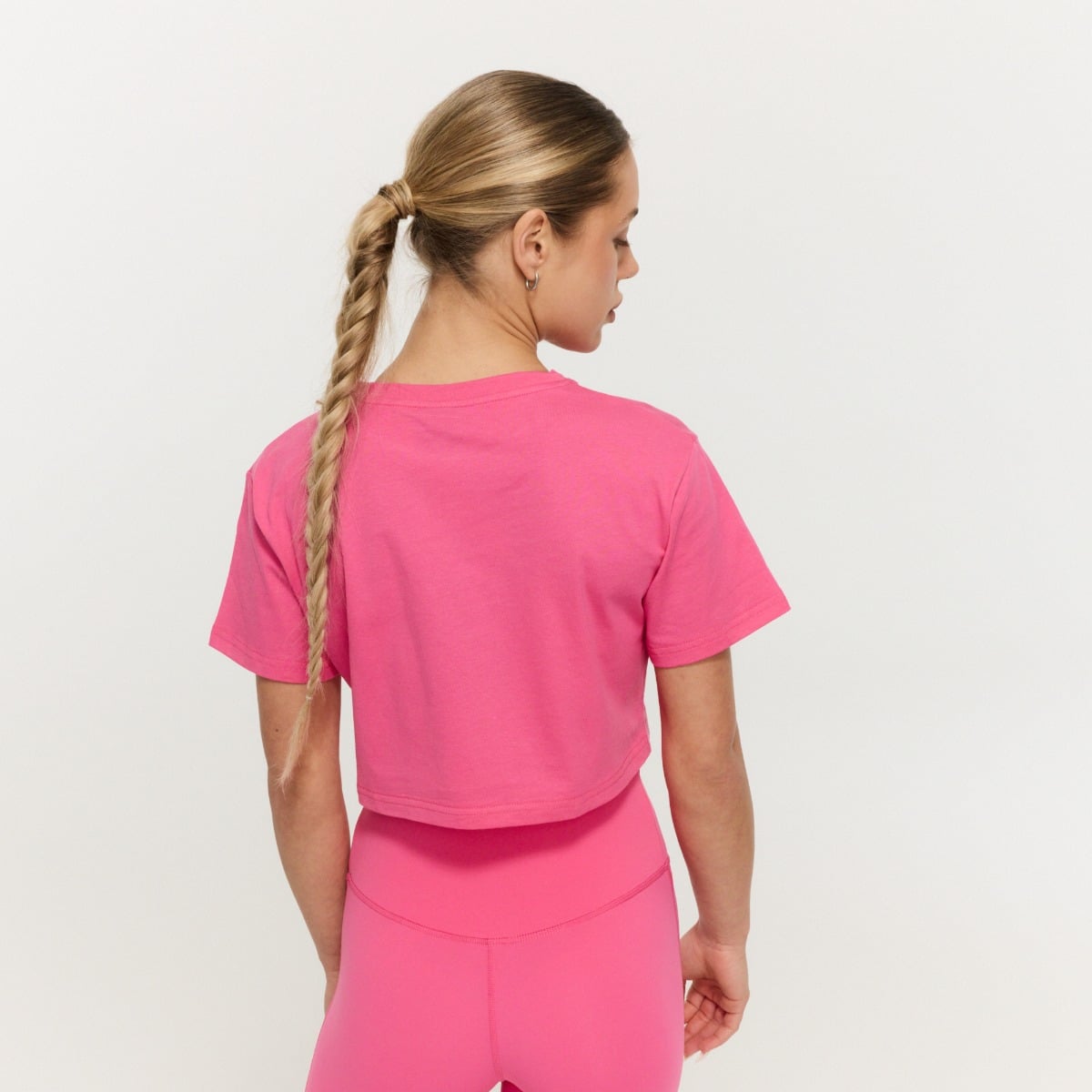 Women‘s Limitless Cropped T-Shirt Dragonfruit - GymBeam