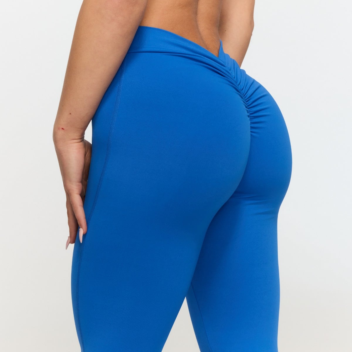 Women‘s Fierce V-Back Pants Blue - GymBeam