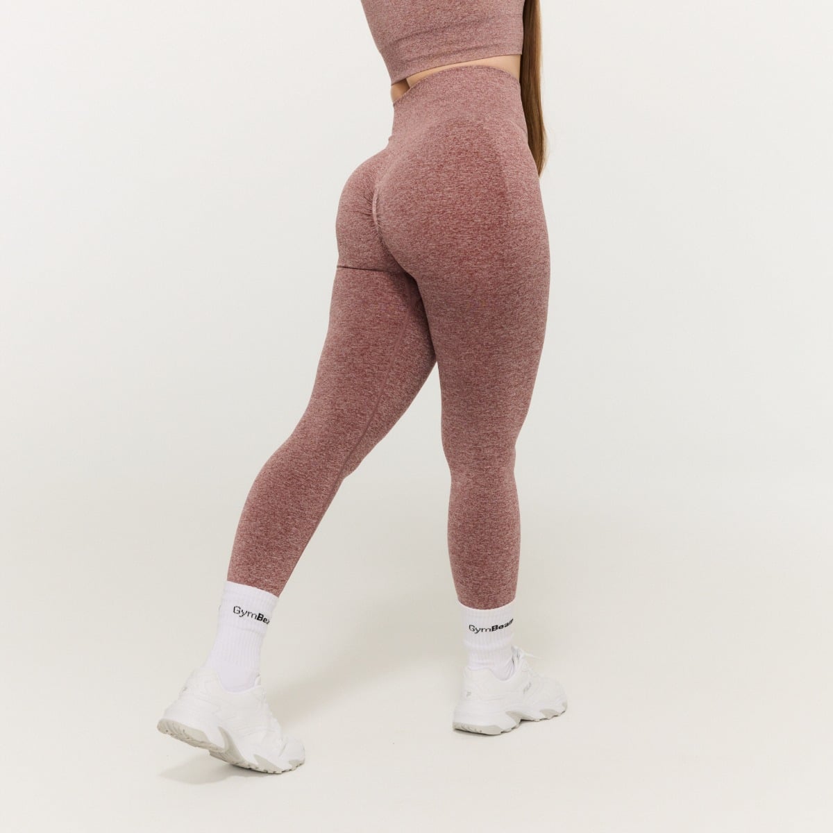 Women‘s FLO Leggings Mauve - GymBeam
