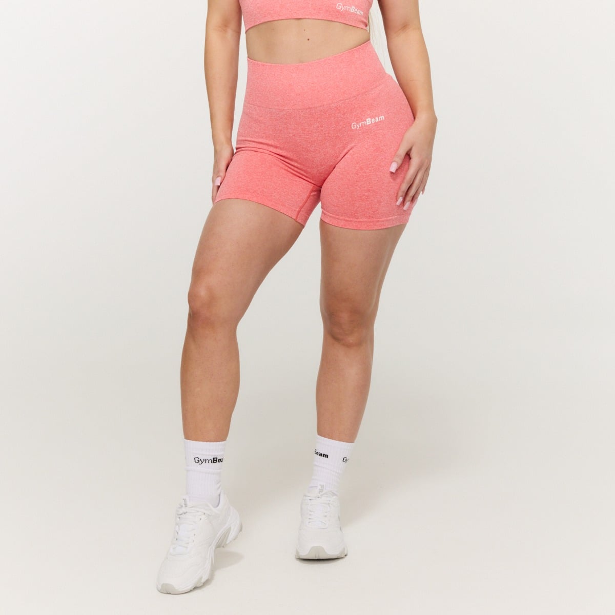 Women‘s FLO Shorts Coral - GymBeam