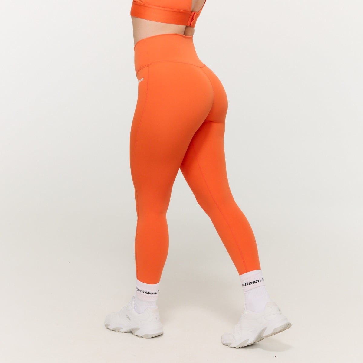Women‘s Limitless High-Waisted Leggings Orange - GymBeam