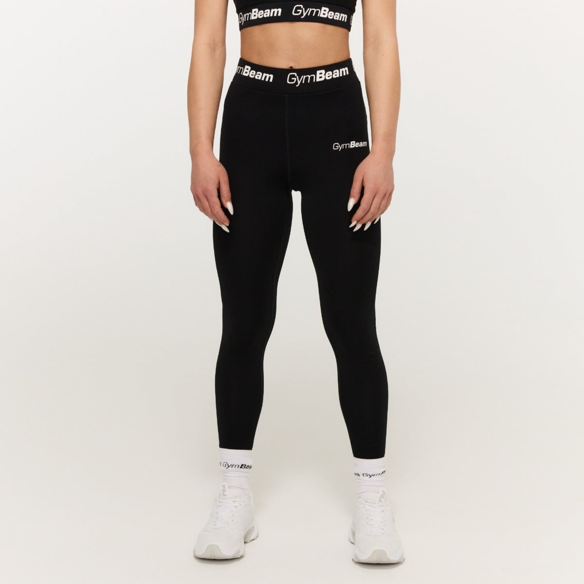 Women‘s Simple Leggings Black - GymBeam