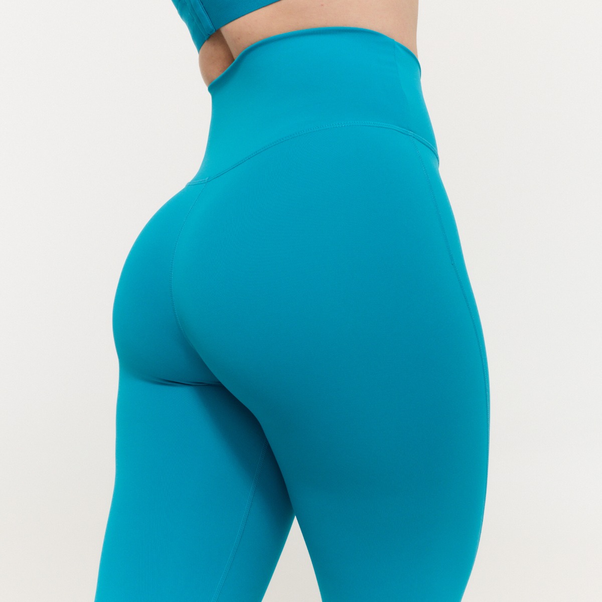 Women‘s Limitless High-Waisted Leggings Aquamarine - GymBeam