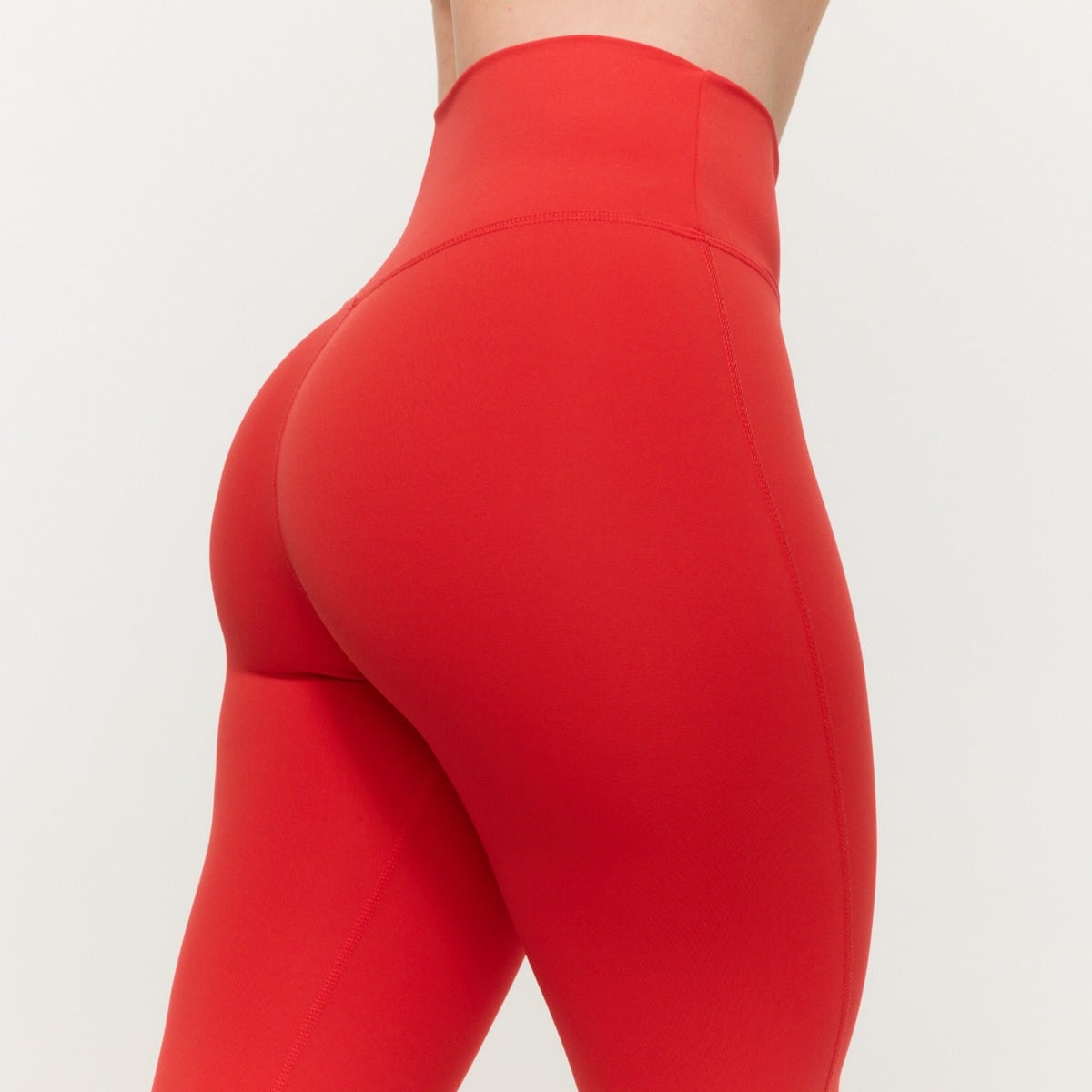 Women‘s Limitless High-Waisted Leggings Hot Red - GymBeam