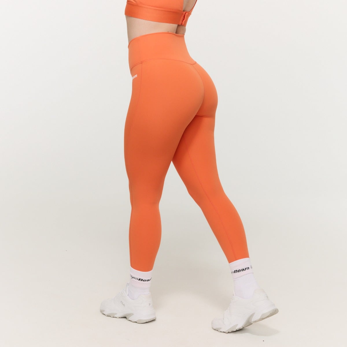 Women‘s Limitless High-Waisted Leggings Orange - GymBeam