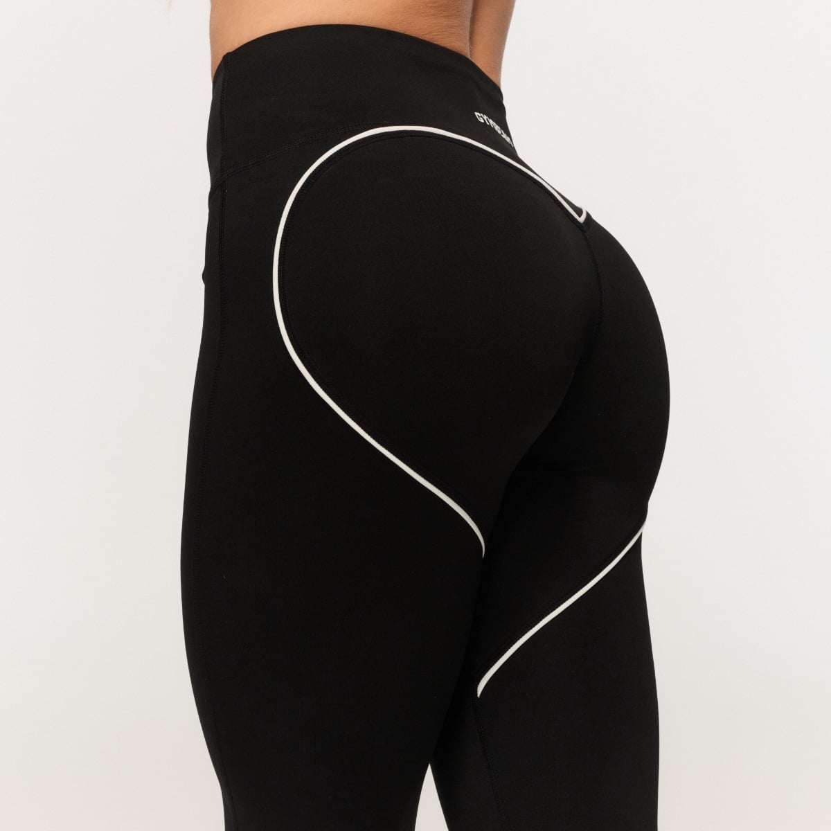 Women‘s Varsity Leggings Black - GymBeam